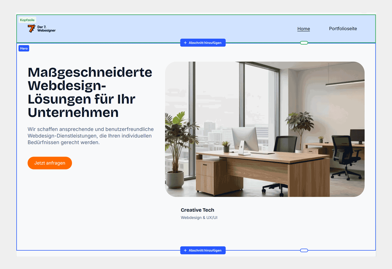 Baukasten WIX